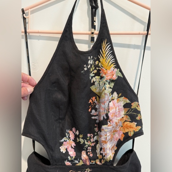 Zimmermann Tallow Halter Dress Sz 0 - Picture 4 of 13